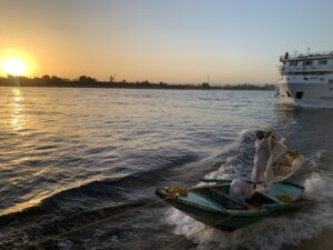 Sunset in a Nile River Cruise - Egypt