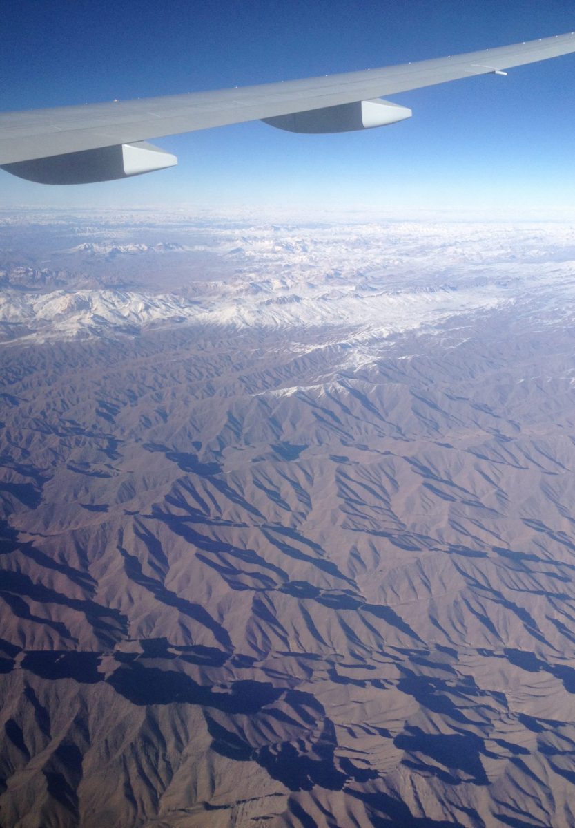 Flying over the Dessert